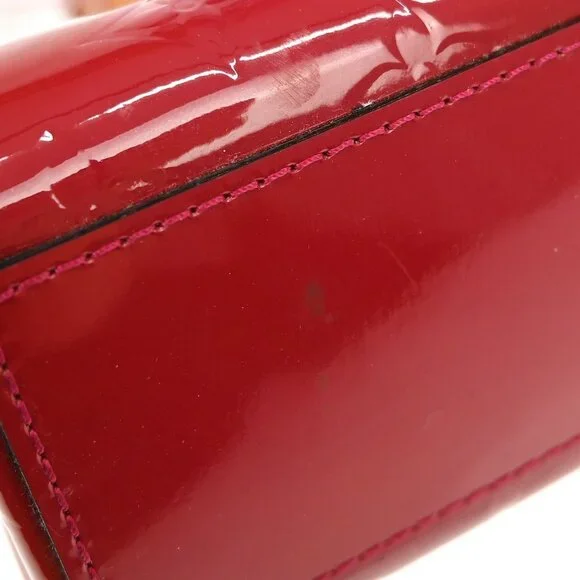 Louis Vuitton Red Monogram Vernis Catalina BB Handbag M90016 SN0143 YQ04629 BN04